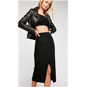 BLACK MIDI SKYLINE SKIRT