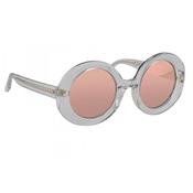 CLEAR PEACH MIRROR LENS-MW104C5