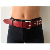 CEINTURE MOTOBELT KLOU DIAM ROUGE