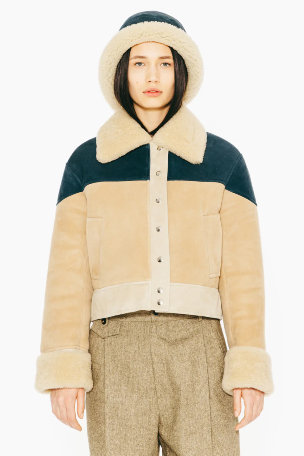 BLOUSON SANDERS BEIGE