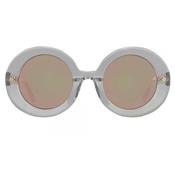 CLEAR PEACH MIRROR LENS-MW104C5