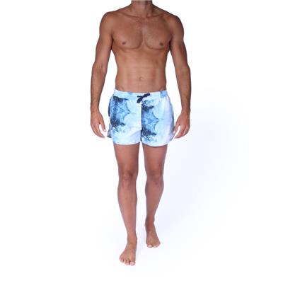 SHORT PLAGE OCEAN PRINT