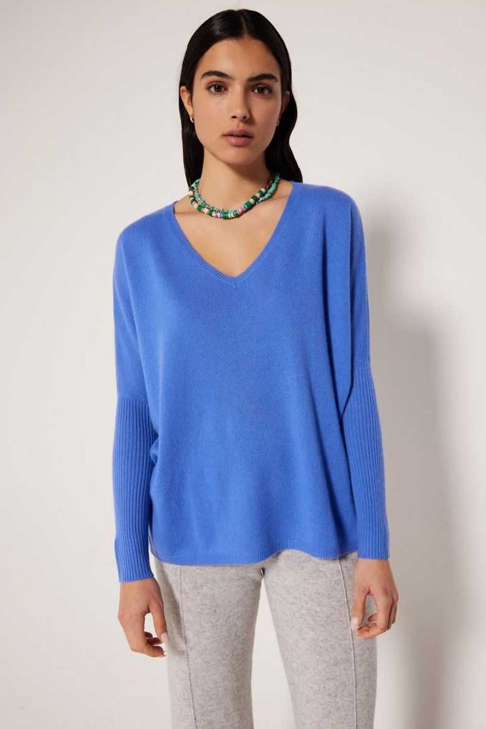 PULL FAUSTINE BLEU 