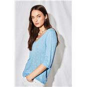TEE-SHIRT ROMANA AZUR