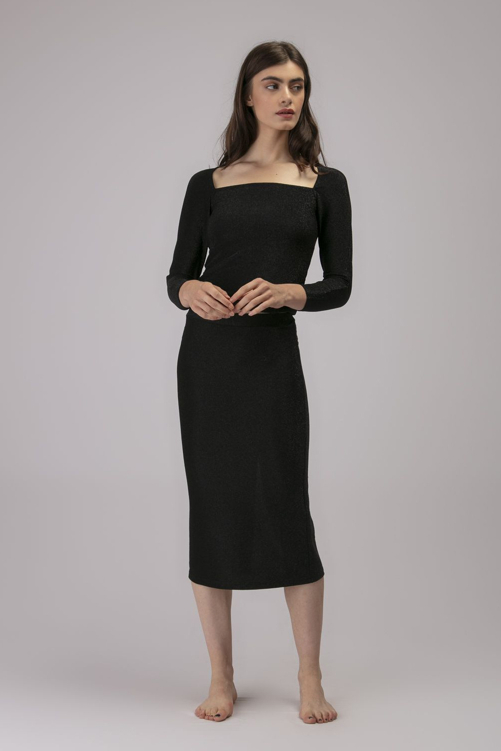 JUPE LONGUE MADONNA BLACK