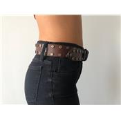 CEINTURE MOTOBELT REGO BRONZE BRUN