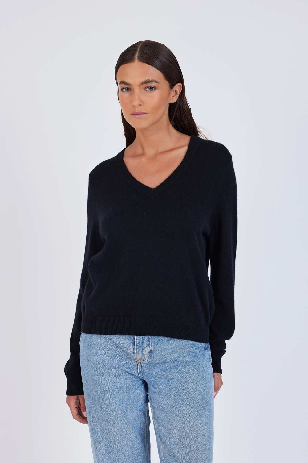 BLACK CASHMERE CELIA PULL