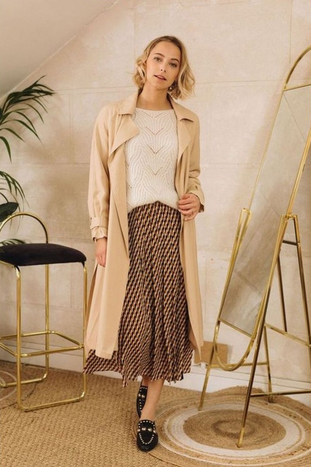 TRENCH JEANETTE BEIGE